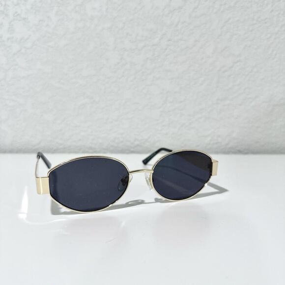 Sojos Retro Woman’s Oval Trendy Gold Sunglasses UV400 - Picture 3 of 8